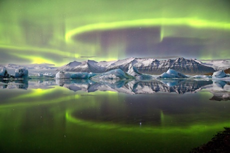 Astronomy Photographer of the Year 2014 : Aurora over a Glacier Lagoon James Woodend (UK), Earth & Space: winner and overall winner
