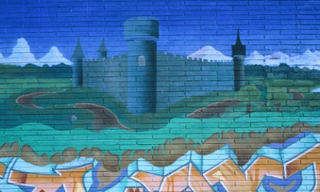 Graffiti on a wall in the Bronx. new york graffiti