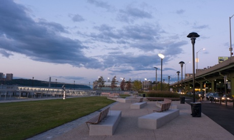 Parks commissioner Silver first submitted plans for regenerating West Harlem Piers Park almost 20 years ago.