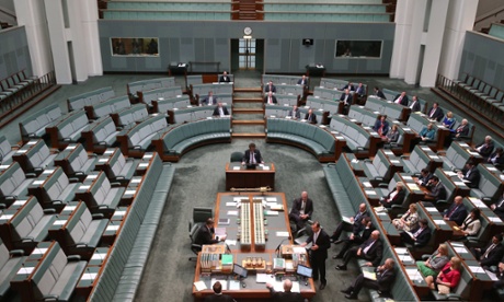 Prime Minister Tony Abbott talking to the void.