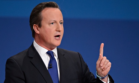 David Cameron at Conservative conference