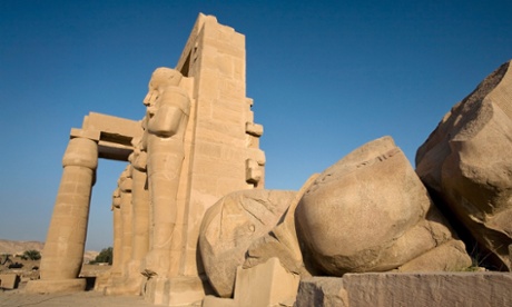 The Ramesseum in Egypt