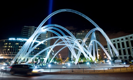 A sculpture from the Nuit Blanche celebrations in Paris.