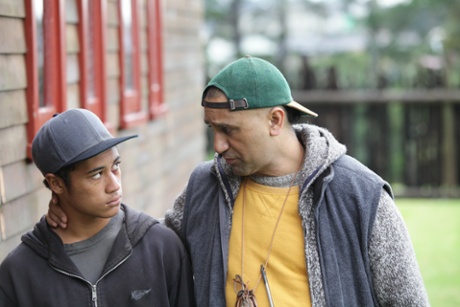 James Rolleston and Cliff Curtis in The Dark Horse
