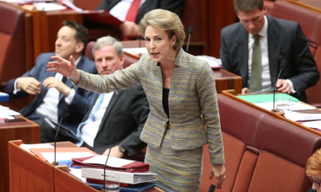 Senator Michaela Cash in question time.
