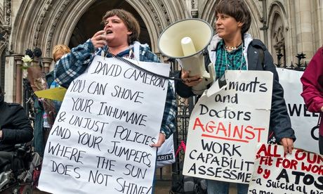 Protests against the work capability assessments run by Atos in 2013