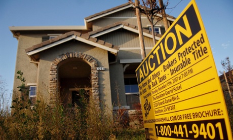 A home in Stockton under foreclosure. The Californian city declared Chapter 9 bankruptcy in 2012.