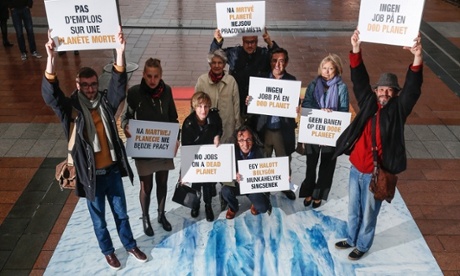 Trade union leaders in Brussels call for strong EU climate and energy targets