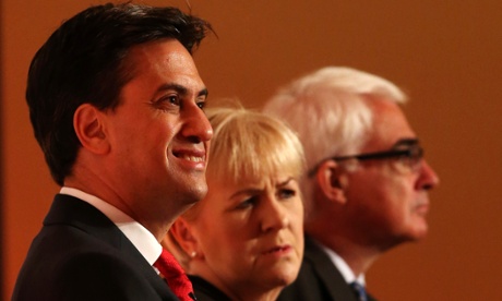 Ed Miliband, former Scottish Labour leader Johann Lamont and Better together campaign leader Alistair Darling.