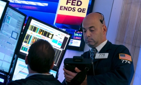 Markets uncertain as Federal Reserve ends kong running bond buying programme. Photo: AP/Richard Drew