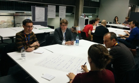 Session attendees at the Guardian's 