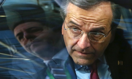 Greek PM Samaras. Photo: Reuters/Francois Lenoir