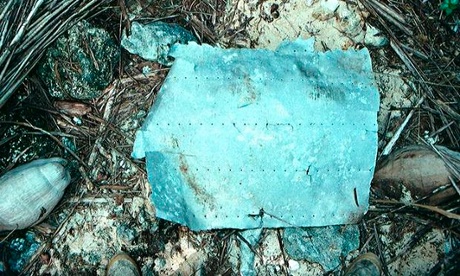 Metal fragment believed to be from Amelia Earhart's plane
