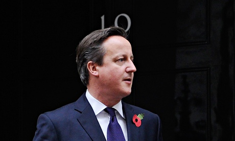 Cameron greets Sheikh Tamim bin Hamad Al Thani