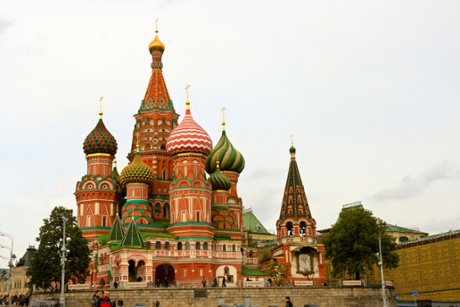St Basil Cathedral, Red Square, Moscow.