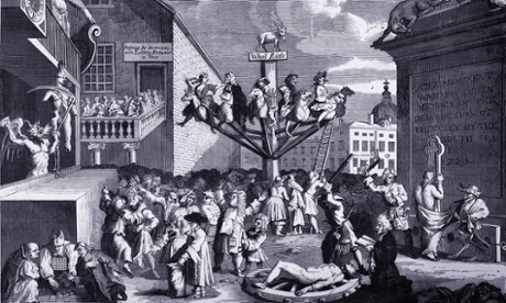 The South Sea Bubble - An Allegory, engraving by Willam Hogarth. 