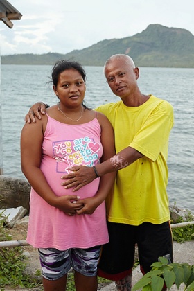 Urwin Coquilla and his wife, Ethel,