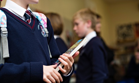 Pupils wearing school uniform