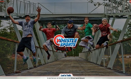The Whistle Sports website