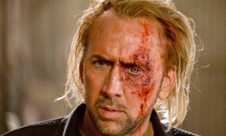 Some trauma apparent … Nicolas Cage in Drive Angry.