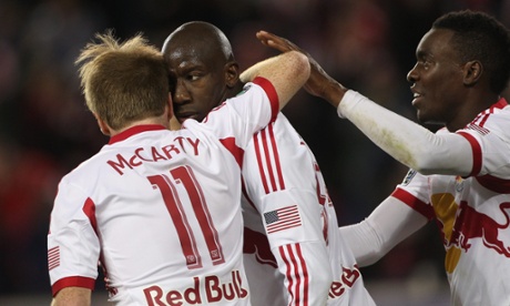 Bradley Wright-Phillips takes the plaudits after scoring the winner against Sporting KC.