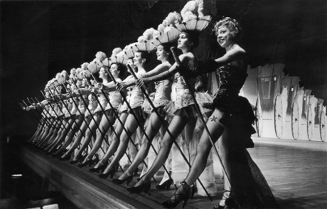 The chorus line from Emile Littler's hit West End show Zip Goes a Million, 20 October 1951.