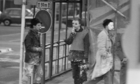 A Stasi surveillance photograph of the artists