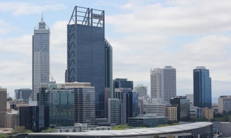 The Perth skyline. All photographs: Renee Bergere