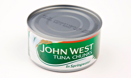 tin of John West tuna chunks