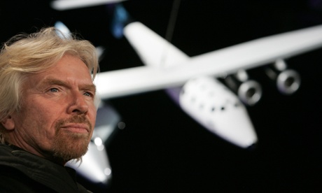 Richard Branson, the founder of Virgin Galactic.