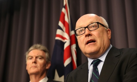 George Brandis and Duncan Lewis