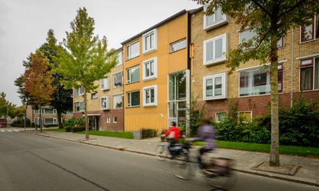 Energiesprong renovated building in Groningen
