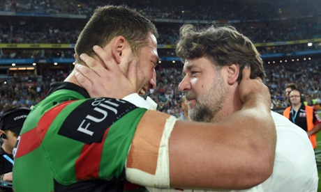 Sam Burgess and Russell Crowe