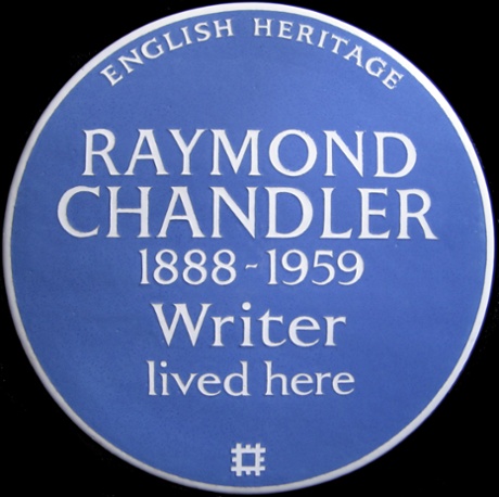 Raymond Chandler blue plaque.