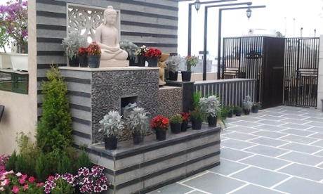 Raghav Bansal's home in New Delhi