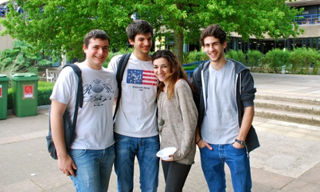 Georgios Kalligeros and Greek friends