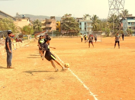 'Making strides against the odds: Women playing football,in India, is scintillating to watch.'