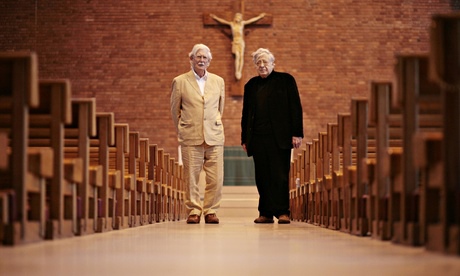 Andy MacMillan, left, with his architectural partner, Isi Metzein, in 2006.
