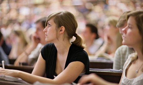 Students attending a lecture