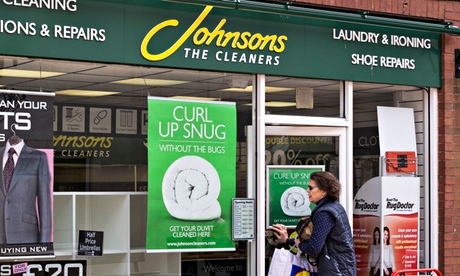Johnsons the cleaners dry cleaning shop