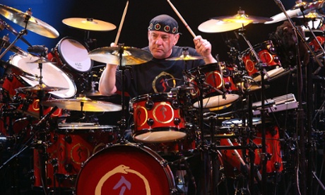 Musician Neil Peart of the band Rush