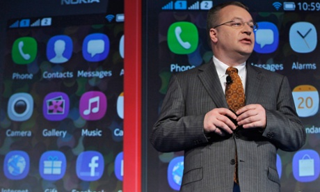 Stephen Elop in May 2013, when he was chief executive of Nokia.