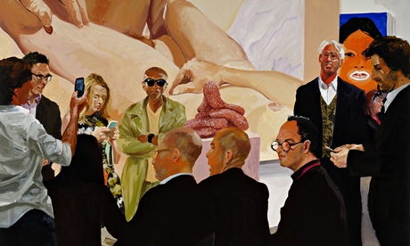 Art Fair Booth #4 The Price from the forthcoming exhibition by Eric Fischl. 