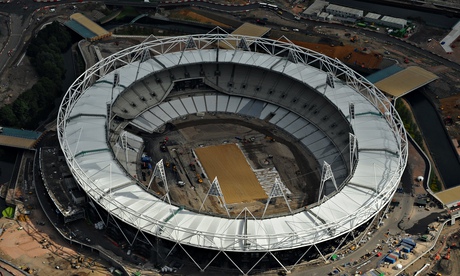 Aerial Views Of The 2012 Olympic Park