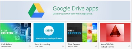 apps in google drive screengrab