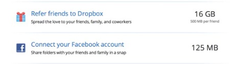 get more space dropbox screengrab