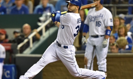 Will Eric Hosmer of the Kansas City Royals continue his torrid hitting vs the Baltimore Orioles in the ALCS?