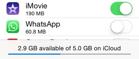 save space icloud screengrab