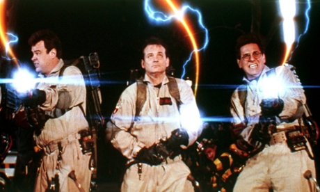 The way things were … Dan Aykroyd, Bill Murray and Harold Ramis in Ghostbusters.