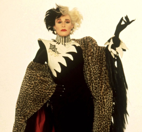 Glenn Closeas Cruella De Vil